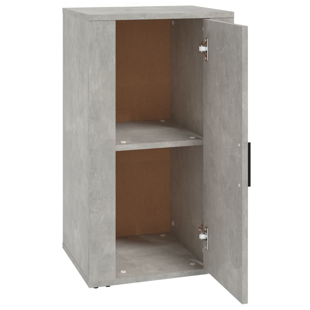 Betoninharmaa senkki Lulugi 40x33x70cm (puinen)