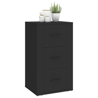 Senkki musta 40x33x70 cm tekninen puu