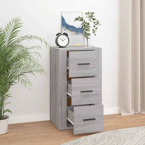 Harmaa senkki Boata 40x33x70cm (puinen)