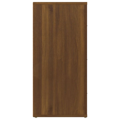 Senkki ruskea tammi 40x33x70 cm tekninen puu