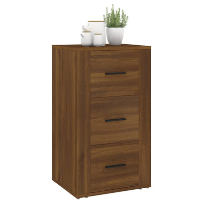 Senkki ruskea tammi 40x33x70 cm tekninen puu