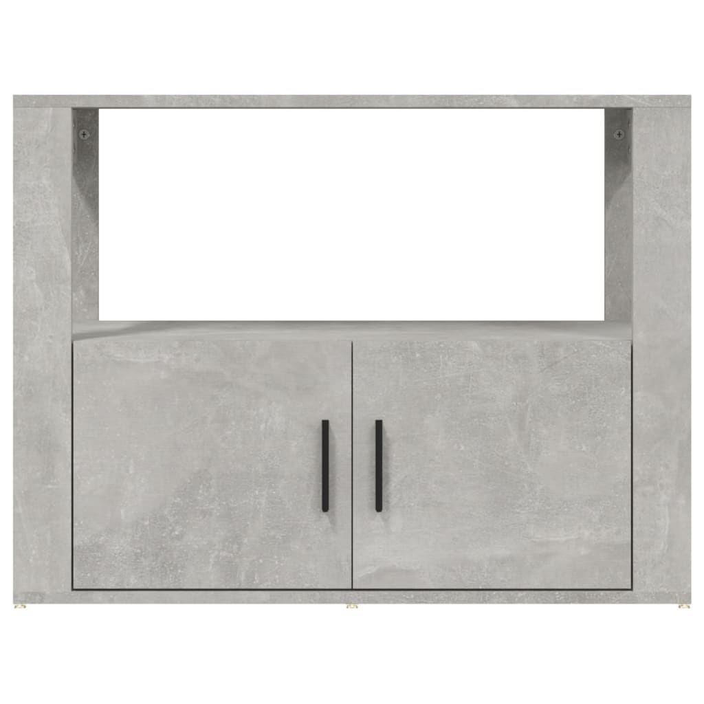Betoninharmaa senkki Tatel 80x30x60cm (puinen)