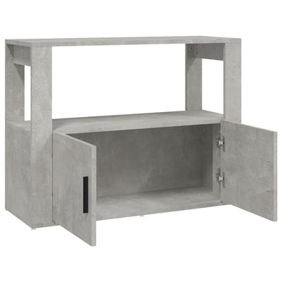 Senkki betoninharmaa 80x30x60 cm tekninen puu