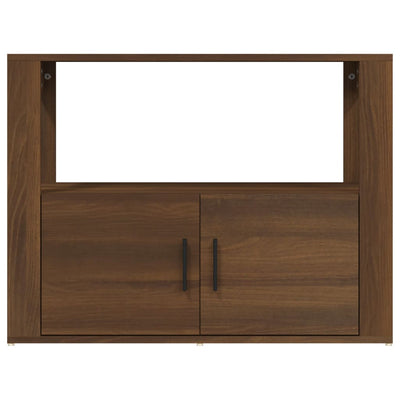 Senkki ruskea tammi 80x30x60 cm tekninen puu