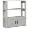 Senkki betoninharmaa 80x30x90 cm tekninen puu