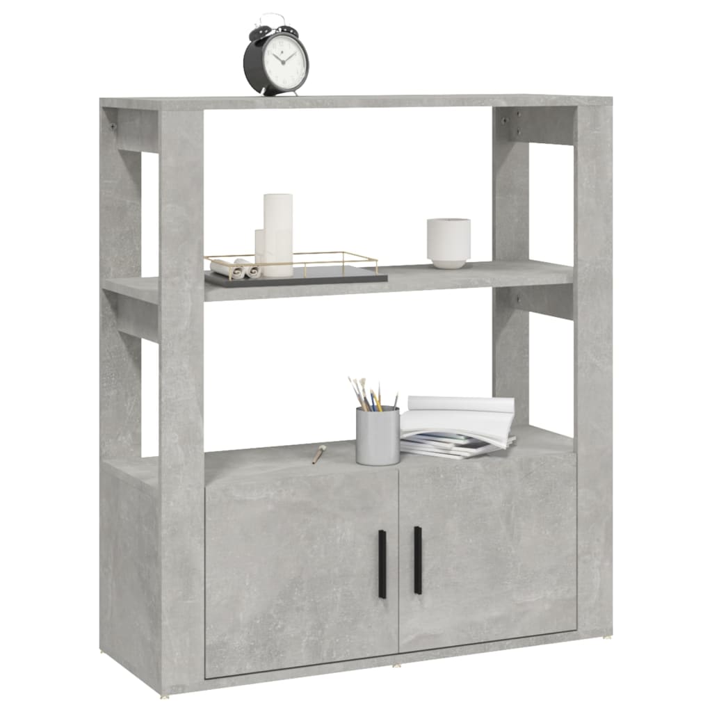 Betoninharmaa senkki Aliont 80x30x90cm (puinen)