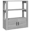 Senkki harmaa Sonoma 80x30x90 cm tekninen puu