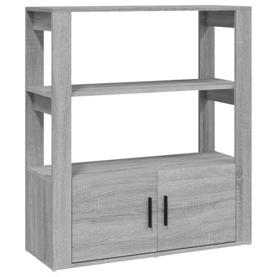 Senkki harmaa Sonoma 80x30x90 cm tekninen puu
