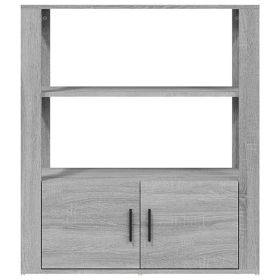 Senkki harmaa Sonoma 80x30x90 cm tekninen puu