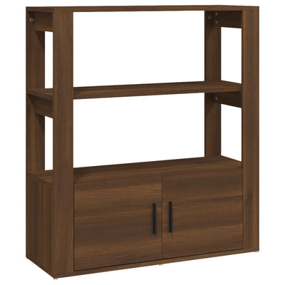 Senkki ruskea tammi 80x30x90 cm tekninen puu