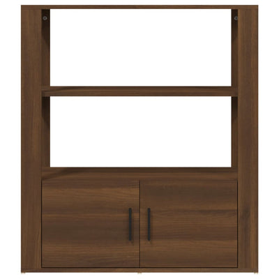Senkki ruskea tammi 80x30x90 cm tekninen puu