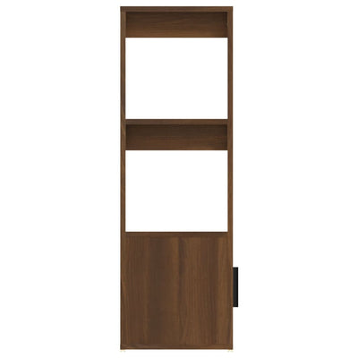 Senkki ruskea tammi 80x30x90 cm tekninen puu