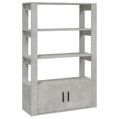 Senkki betoninharmaa 80x30x119,5 cm tekninen puu