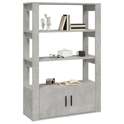 Senkki betoninharmaa 80x30x119,5 cm tekninen puu