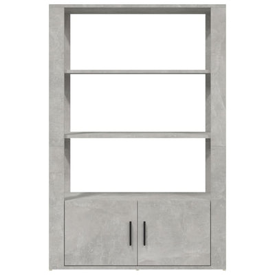 Senkki betoninharmaa 80x30x119,5 cm tekninen puu