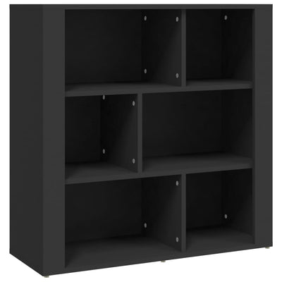 Senkki musta 80x30x80 cm tekninen puu