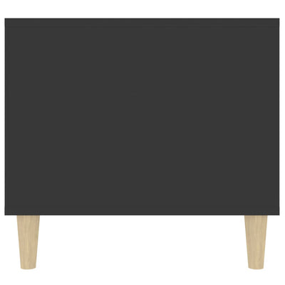 Sohvapöytä musta 90x49x45 cm tekninen puu
