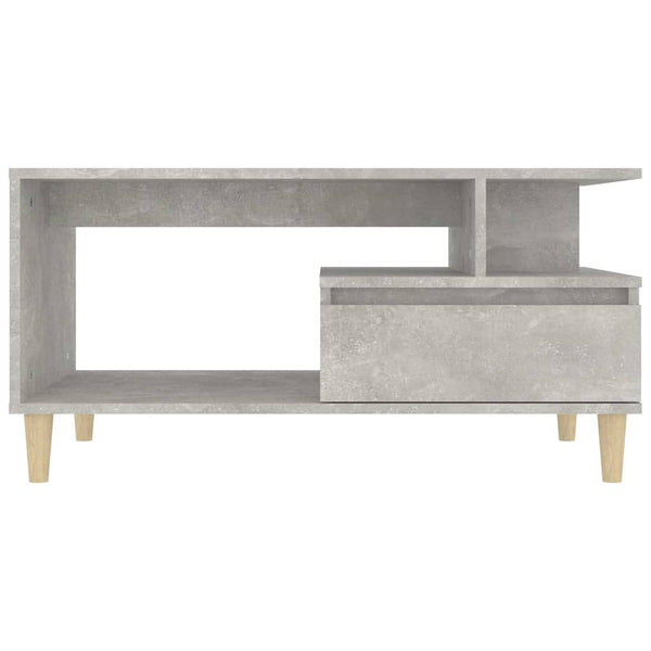 Sohvapöytä betoninharmaa 90x49x45 cm tekninen puu
