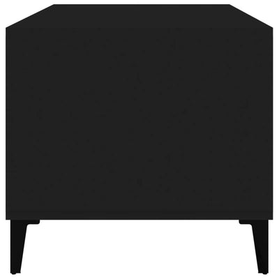 Sohvapöytä musta 90x49x45 cm tekninen puu