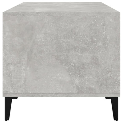 Sohvapöytä betoninharmaa 90x49x45 cm tekninen puu