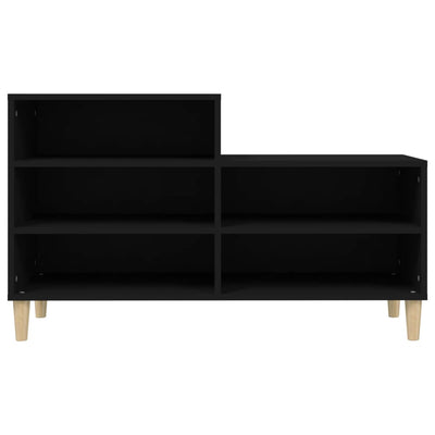 Kenkäkaappi musta 102x36x60 cm tekninen puu