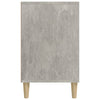 Kenkäkaappi betoninharmaa 102x36x60 cm tekninen puu