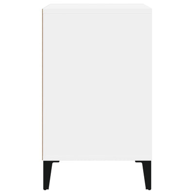 Kenkäkaappi valkoinen 102x36x60 cm tekninen puu
