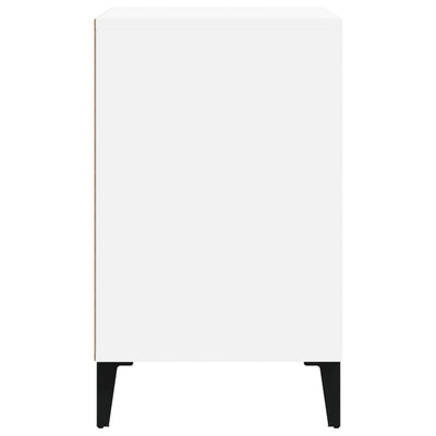 Kenkäkaappi korkeakiilto valkoinen 102x36x60 cm tekninen puu