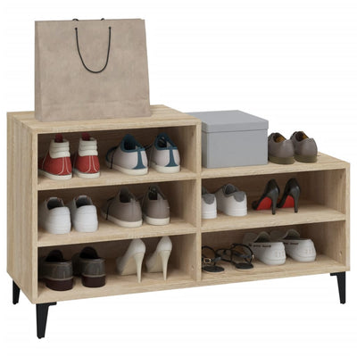Kenkäkaappi Sonoma-tammi 102x36x60 cm tekninen puu