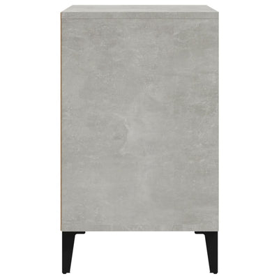 Kenkäkaappi betoninharmaa 102x36x60 cm tekninen puu