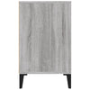 Kenkäkaappi harmaa Sonoma 102x36x60 cm tekninen puu