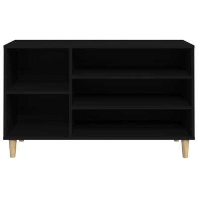 Kenkäkaappi musta 102x36x60 cm tekninen puu