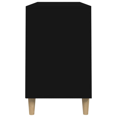 Kenkäkaappi musta 102x36x60 cm tekninen puu
