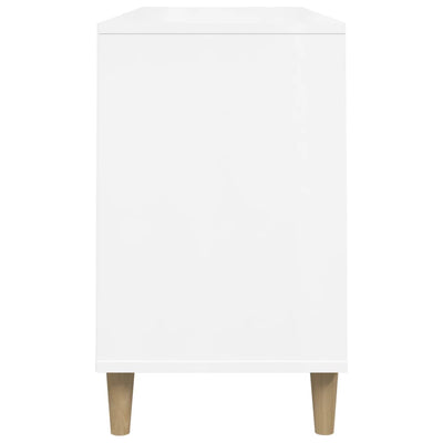 Valkoinen kenkäkaappi Dany 102x36x60cm (korkeakiilto, puinen)