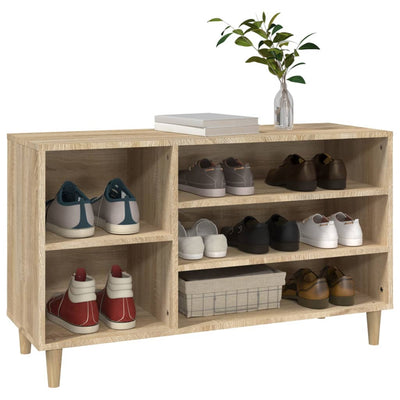 Kenkäkaappi Sonoma-tammi 102x36x60 cm tekninen puu