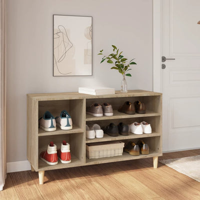 Kenkäkaappi Sonoma-tammi 102x36x60 cm tekninen puu