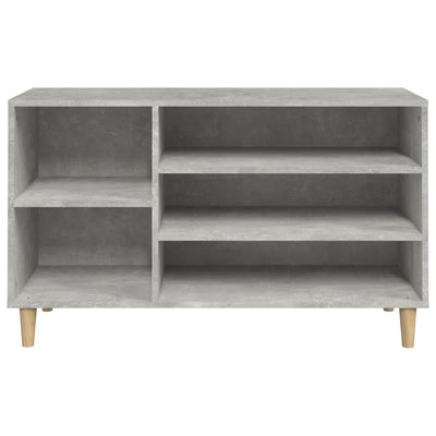 Kenkäkaappi betoninharmaa 102x36x60 cm tekninen puu