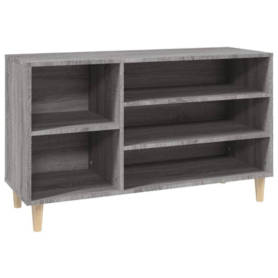 Kenkäkaappi harmaa Sonoma 102x36x60 cm tekninen puu