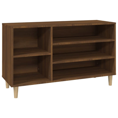 Kenkäkaappi ruskea tammi 102x36x60 cm tekninen puu