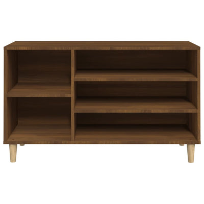 Kenkäkaappi ruskea tammi 102x36x60 cm tekninen puu
