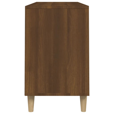 Kenkäkaappi ruskea tammi 102x36x60 cm tekninen puu