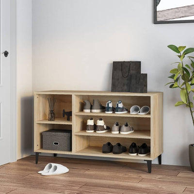 Kenkäkaappi Sonoma-tammi 102x36x60 cm tekninen puu