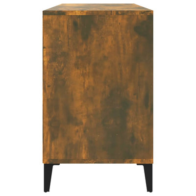 Kenkäkaappi savutammi 102x36x60 cm tekninen puu