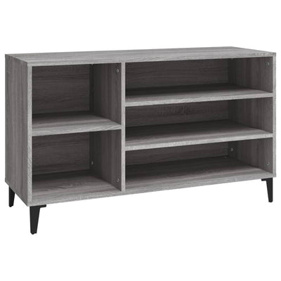 Kenkäkaappi harmaa Sonoma 102x36x60 cm tekninen puu