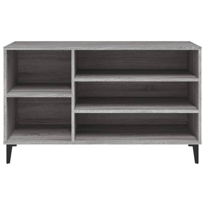 Kenkäkaappi harmaa Sonoma 102x36x60 cm tekninen puu