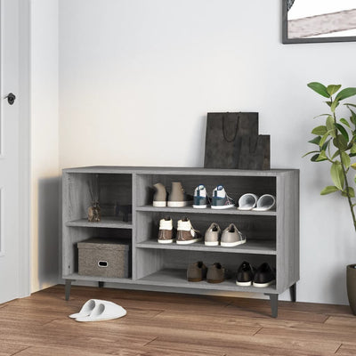 Kenkäkaappi harmaa Sonoma 102x36x60 cm tekninen puu