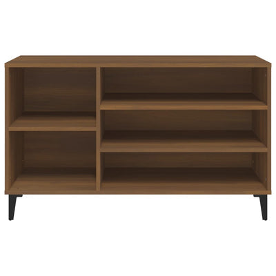 Kenkäkaappi ruskea tammi 102x36x60 cm tekninen puu