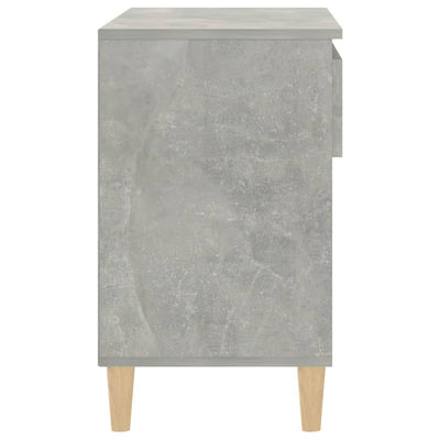 Kenkäkaappi betoninharmaa 70x36x60 cm tekninen puu
