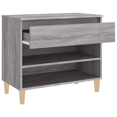 Kenkäkaappi harmaa Sonoma 70x36x60 cm tekninen puu