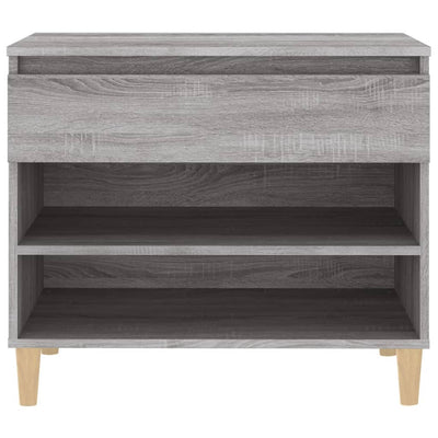 Kenkäkaappi harmaa Sonoma 70x36x60 cm tekninen puu
